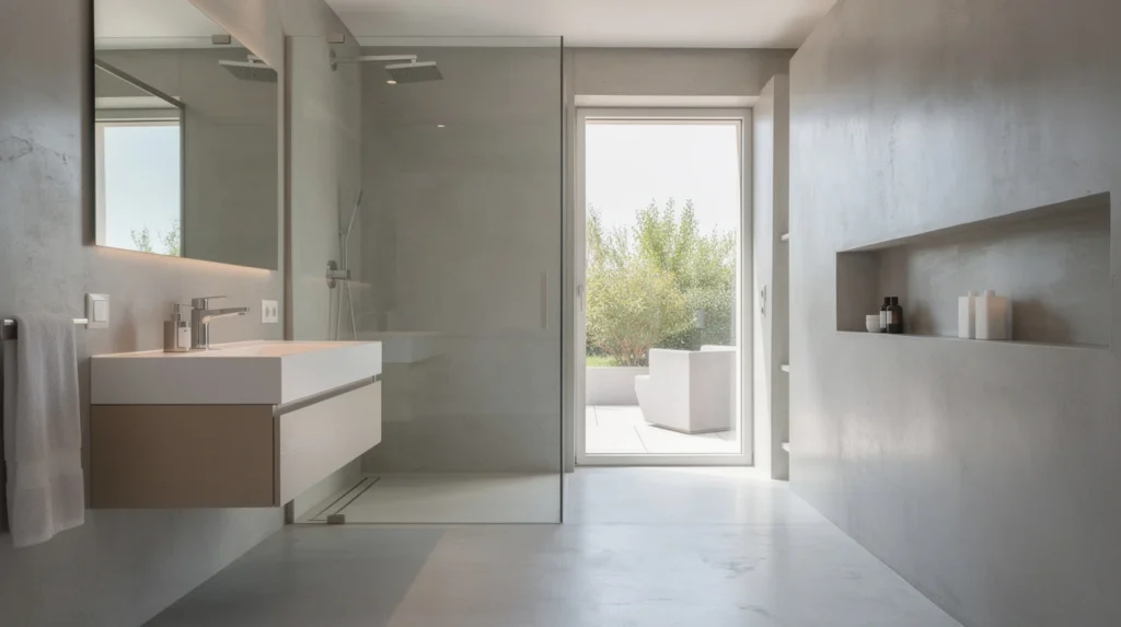 béton ciré salle de bain