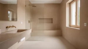 salle de bain tadelakt